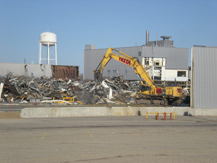 The Wixom Assembly Plant is demolished